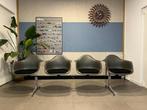 Vitra | Eames | Tandem Seat Basalt Grijs, Vitra, Gebruikt, Metaal, Ophalen of Verzenden