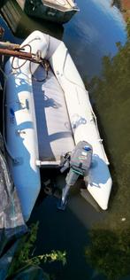 Rubberboot met yamaha 3pk, Watersport en Boten, Ophalen, Zo goed als nieuw, Minder dan 15 m²