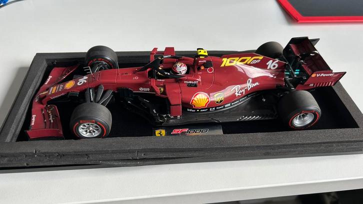 Looksmart 1/18 Ferrari SF1000 Tuscany GP 2020 Leclerc, Hobby en Vrije tijd, Modelauto's | 1:18, Nieuw, Auto, Overige merken, Ophalen of Verzenden