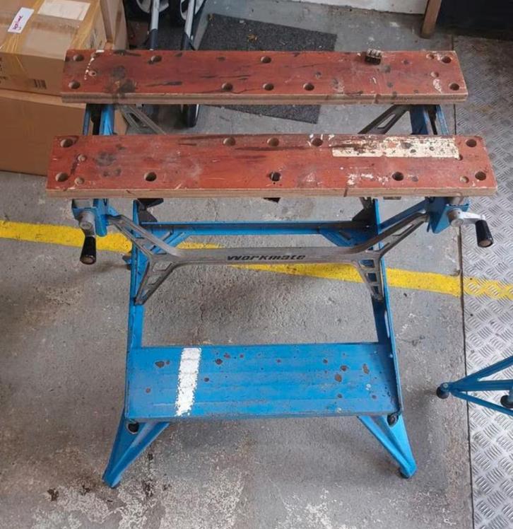 Workmate Black & Decker, Doe-het-zelf en Verbouw, Werkbanken, Gebruikt, Inklapbaar, Ophalen