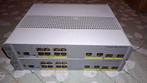 2 stuks Cisco switch WS-C2960CX-8PC-L, Computers en Software, Netwerk switches, Ophalen of Verzenden, Gebruikt