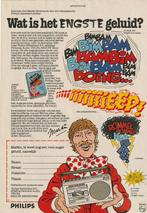 retro reclame 1981 Philips cassetterecorder 't engste geluid, Verzenden, Overige typen