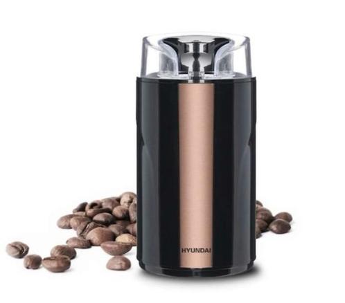 Hyundai elektrische koffiemolen zwart met rosé goud,, Witgoed en Apparatuur, Koffiemachine-accessoires, Nieuw, Ophalen of Verzenden