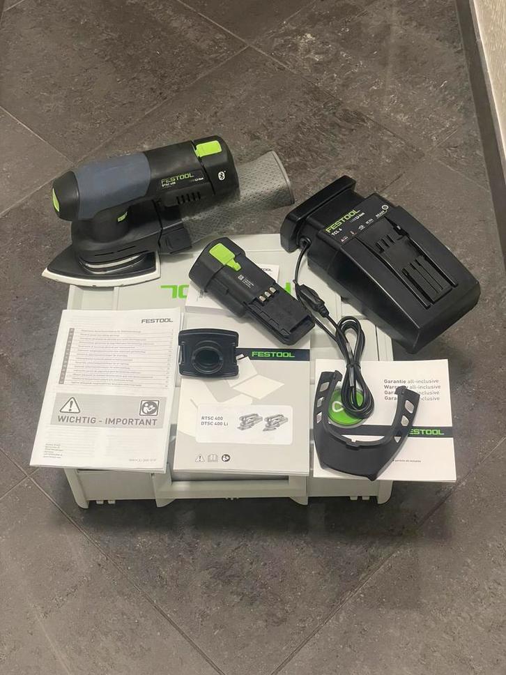 Festool DTSC 400 Li 3,1 I-Plus 18V deltaschuurmachine., Doe-het-zelf en Verbouw, Gereedschap | Overige machines, Zo goed als nieuw