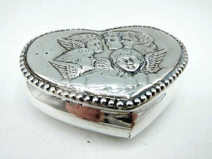 Victoriaans zilveren pillendoosje, H. Matthews, Birmingham,, Antiek en Kunst, Antiek | Goud en Zilver, Zilver, Verzenden