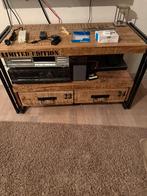 ladetafel, Huis en Inrichting, Ophalen, 100 tot 150 cm, Teakhout, Zo goed als nieuw