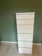 Malm ladekast 6 lades Ikea wit, Huis en Inrichting, Kasten | Ladekasten, Ophalen, Minder dan 50 cm, 5 laden of meer, 100 tot 150 cm