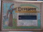 Diploma modevakschool ENSAID costumiere art deco utrecht, Ophalen of Verzenden