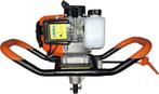 Grondboormachine 52cc incl. 3 boren- Nieuw, Tuin en Terras, Hand-tuingereedschap, Grondboor, -, -, Nieuw