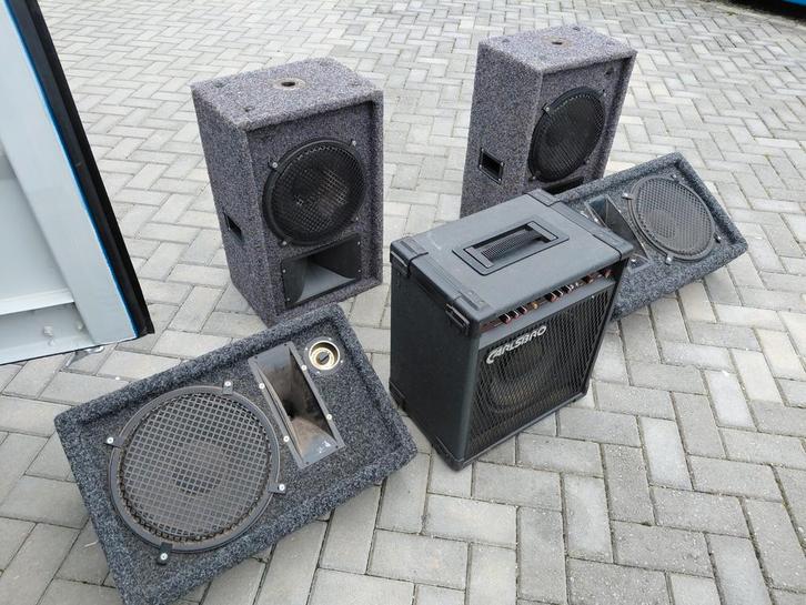 Boksen en Carlsbro Colt 65 Reverb Versterker, Muziek en Instrumenten, Versterkers | Keyboard, Monitor en PA, Ophalen of Verzenden