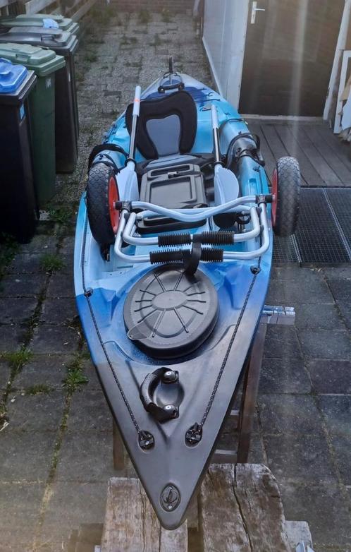 luxe kajak met accessoires, Watersport en Boten, Kajaks, Zo goed als nieuw, 1-persoons, Ophalen