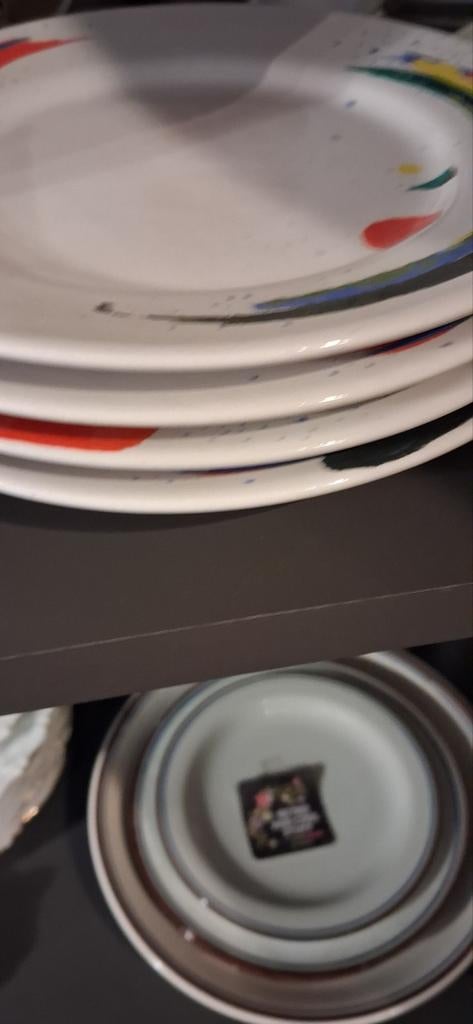 Vintage Koffiekopjes met Schotels en Taartbordjes Set, Gebruikt, Unknown, Keramiek, Unknown