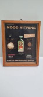 Jagermeister reclamebord vitrine bord mancave bar, Verzamelen, Ophalen of Verzenden, Gebruikt, Reclamebord