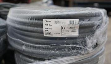Half geld grijze kabel  3G6 rollen 50 meter + meterkasten beschikbaar voor biedingen
