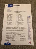 OUD BEGIN JAREN 90 WEDSTRIJDFORMULIER HEERENVEEN-FC ZWOLLE, Ophalen of Verzenden, Zo goed als nieuw, Overige binnenlandse clubs
