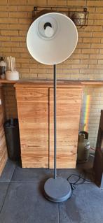 Industriële Sta Lamp Met Grote Kap, Ophalen, Zo goed als nieuw, Metaal, 150 tot 200 cm
