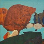 Jules Bekker (1968) Olieverf op Hout – Vroege Haagse school, Antiek en Kunst, Ophalen