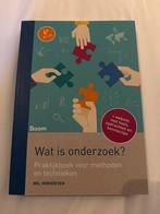Wat is onderzoek? Praktijkboek methoden en technieken, Verzenden, Gelezen, HBO, Boom