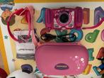 Kidizoom Vtech camera roze, compleet met tasje, Kinderen en Baby's, Speelgoed | Vtech, Ophalen, Zo goed als nieuw