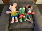 Kikker & vriendjes knuffel handpop max Velthuijs rat varken, Kinderen en Baby's, Speelgoed | Knuffels en Pluche, Ophalen of Verzenden