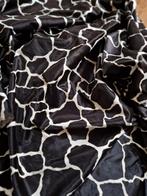 Coupon (meubel) stof met giraffe print, Bruin, Verzenden, 120 cm of meer, Nieuw