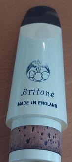 Britone 4* made in England mondstuk voor Bb Klarinet, Ophalen of Verzenden, Gebruikt, Kunststof, Bes-klarinet