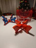 Zweedse vintage dalapaard, dalahäst kandelaar, zweedse kerst, Diversen, Kerst, Ophalen of Verzenden, Gebruikt