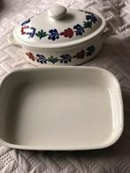 Boerenbont overschaal met deksel / casserole, Overige typen, Ophalen of Verzenden, Zo goed als nieuw, Aardewerk