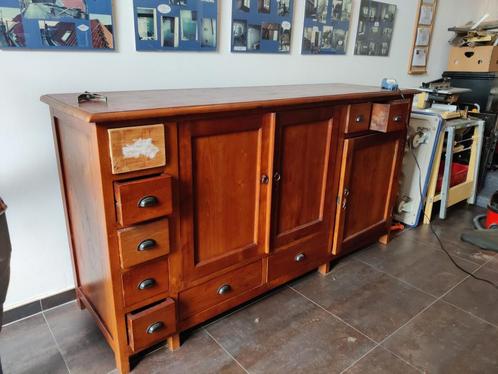 Buffetkast, Huis en Inrichting, Kasten | Dressoirs, Gebruikt, 50 tot 75 cm, Met lade(s), Met deur(en), Met klep(pen), Overige houtsoorten