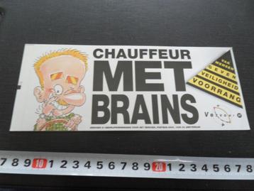 sticker Chauffeur met BRAINS Amsterdam Vervoer 21 beschikbaar voor biedingen