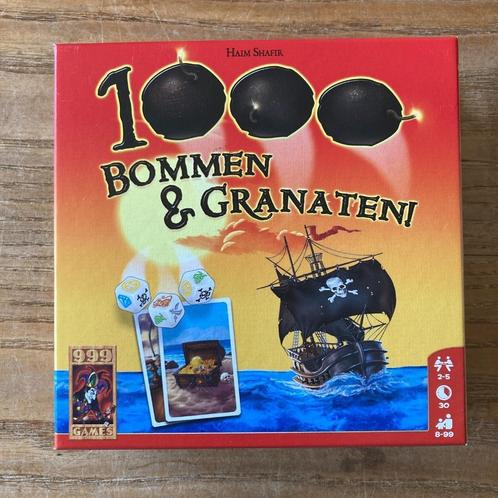 999 games - 1000 bommen & granaten (2-5 spelers, 6+jr) nieuw, Hobby en Vrije tijd, Gezelschapsspellen | Kaartspellen, Nieuw, Een of twee spelers