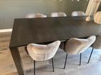Gratis Houten eettafel LEOLUX uitschuifbaar, Huis en Inrichting, Tafels | Eettafels, Eikenhout, 200 cm of meer, Zo goed als nieuw