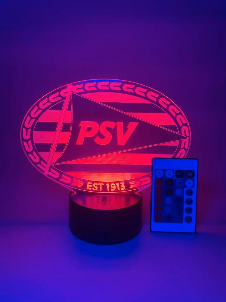 PSV Lampje - Sfeerverlichting, Huis en Inrichting, Lampen | Vloerlampen, Zo goed als nieuw, Minder dan 100 cm, Kunststof, Ophalen of Verzenden