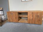 Mooie steigerhouten kast - laag robuust model, Huis en Inrichting, Kasten | Televisiemeubels, Ophalen, 100 tot 150 cm, Zo goed als nieuw