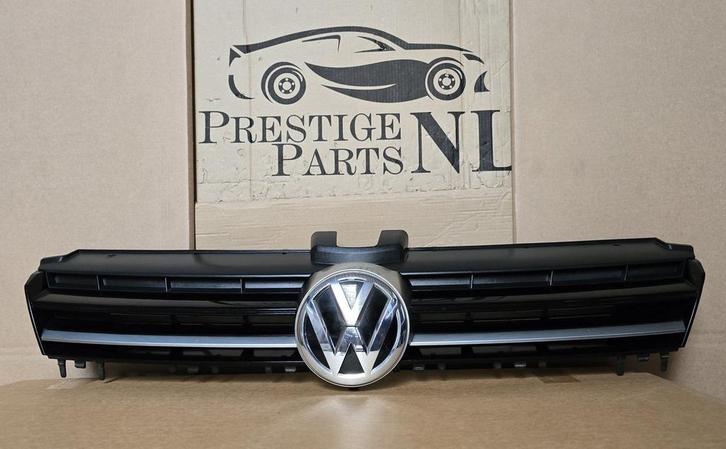 Grill VOLKSWAGEN Golf 7 VII R R20 GRILLE 5G0853653 2012-2017, Auto-onderdelen, Carrosserie en Plaatwerk, Bumper, Voor, Gebruikt