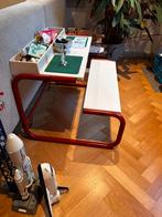 Leuke retro lego tafel met bankje, Ophalen, Gebruikt