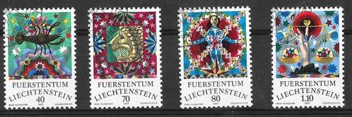Liechtenstein Michel 669-672 gestempeld, Postzegels en Munten, Postzegels | Europa | Overig, Gestempeld, Overige landen, Ophalen of Verzenden
