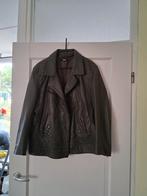 Leren jas van leer., Ophalen, Zo goed als nieuw, Maat 46/48 (XL) of groter, Groen