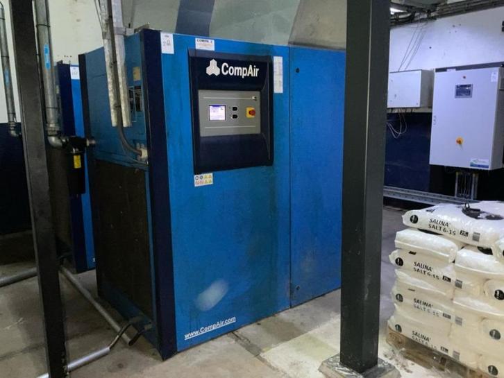 2x Compair compressor 55 en 80 Kw, Doe-het-zelf en Verbouw, Compressors, Gebruikt, 10 bar of meer, 25 tot 100 liter, Minder dan 200 liter/min
