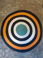 Vloerkleed ikea rond oranje wit zwart, Ophalen, Gebruikt, Wit, Rond