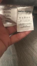Swiss nights verzwaringsdeken 150 x 200 cm 7,8 kg, Huis en Inrichting, Eenpersoons, Ophalen of Verzenden, Grijs, Deken of Dekbed