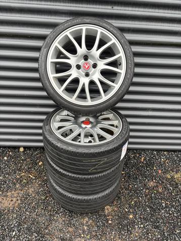 17 inch Fiat 500 Abarth 695 Tributo velgen + zomerbanden beschikbaar voor biedingen