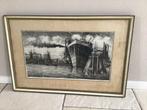 Ets Rotterdam Haven van Jaap Lindeijer, Antiek en Kunst, Ophalen