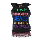 Super tof Vingino zwart shirtje Claire maat 6/116., Kinderen en Baby's, Kinderkleding | Maat 116, Zo goed als nieuw, Vingino, Shirt of Longsleeve