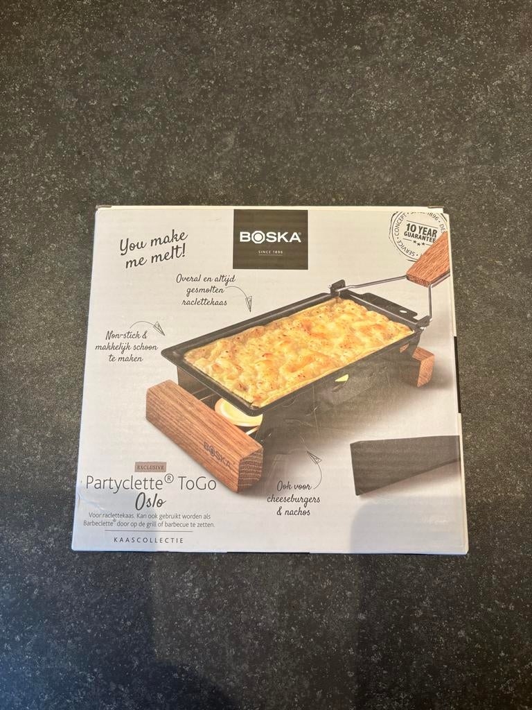 Nieuwe Boska Partyclette ToGo Oslo - Raclette voor Onderweg!, Ophalen of Verzenden, Nieuw, Waxinelicht, Fondueset