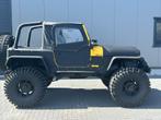 Jeep Wrangler 4.0i Terrein Beul 40 inch |Apk tot Mei 2027, Gebruikt, Zwart, Cabriolet, Origineel Nederlands