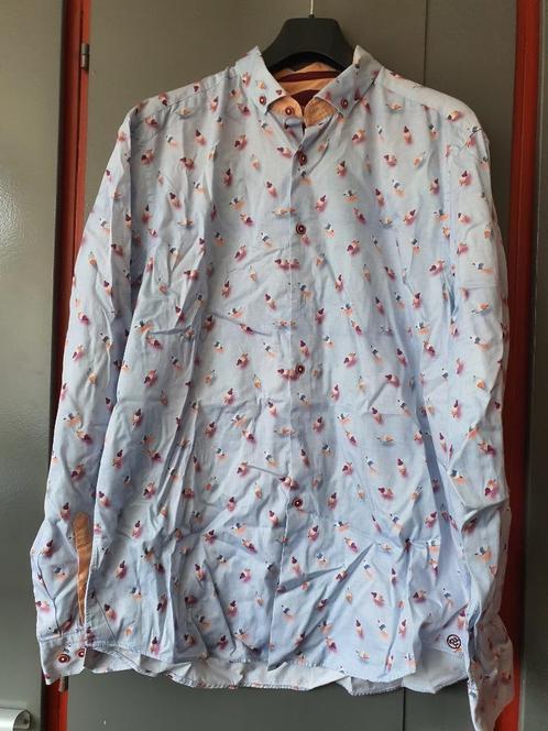 Lichtblauw Compañeros Overhemd XL – Met IJsjesprint, Kleding | Heren, Overhemden, Halswijdte 43/44 (XL), Blauw, Ophalen of Verzenden