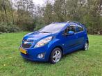 Chevrolet Spark 1.0 Bifuel 2010 Blauw, Euro 5, 4 cilinders, Parkeersensor, Origineel Nederlands