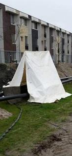 Lastent / ptt tent, Ophalen, Gebruikt