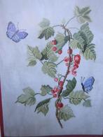 Borduur telpatroon vruchtentak "Aalbes" met kleurencode, Ophalen of Verzenden, Nieuw, Handborduren, Patroon